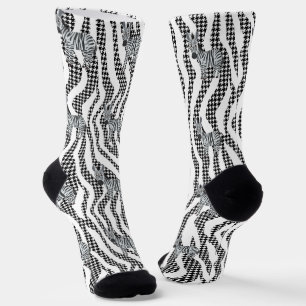 Stylish Zebra Stripe Socks
