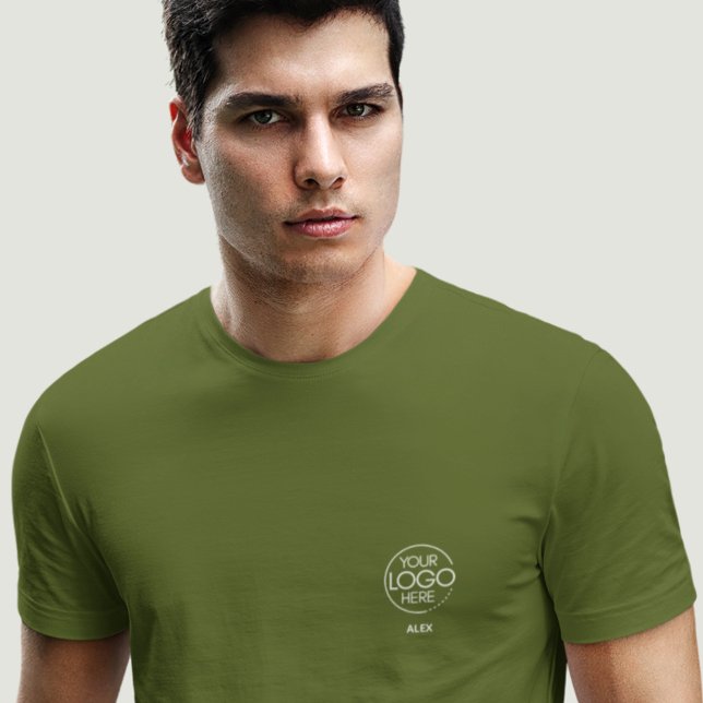 Stylishly Elegant Company Branded Logo  T-Shirt (Creator Uploaded)