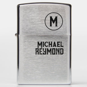 Stylishly Monogrammed  Zippo Lighter