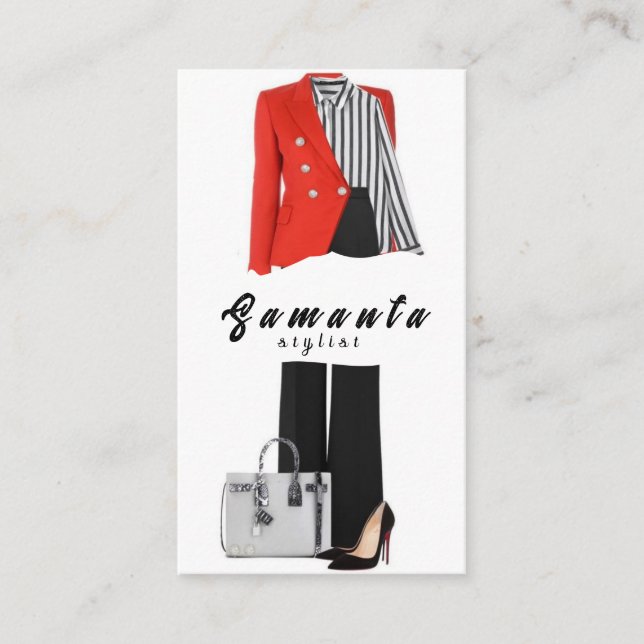 Stylist Business Card (Front)