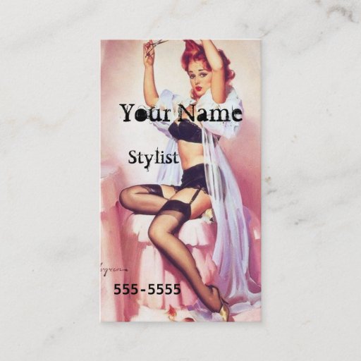 Customizable Stylist Business Card