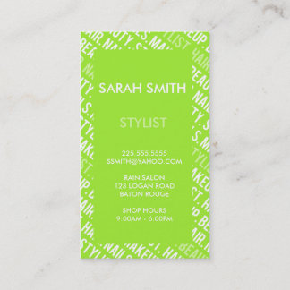 Stylist Business Card