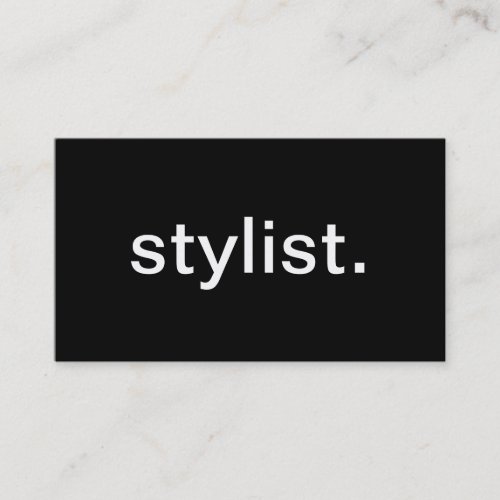 Stylist Business Card
