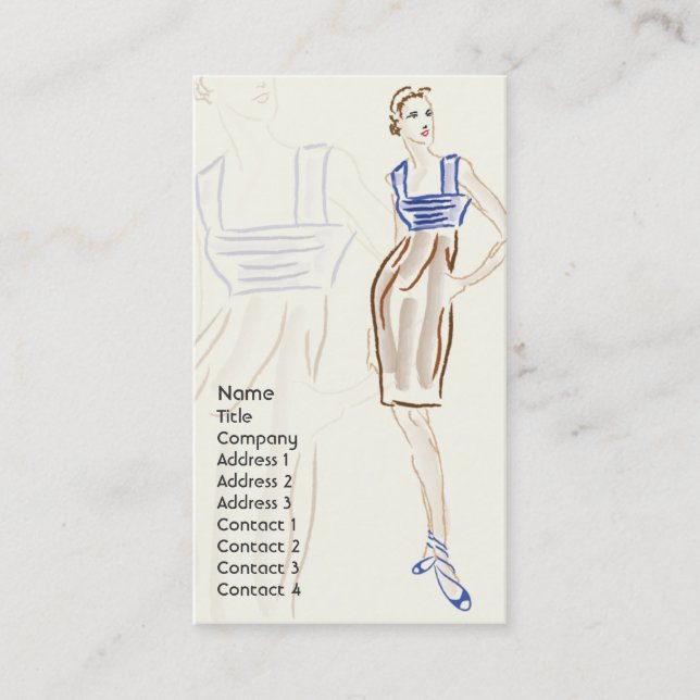 Stylist - Business Card (Front)