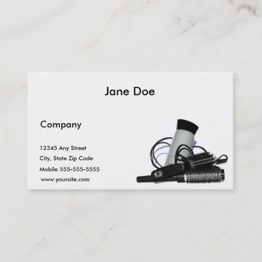 Customizable Stylist Business Card