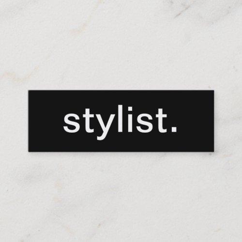 Stylist Business Card