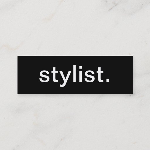 Customizable Stylist Business Card
