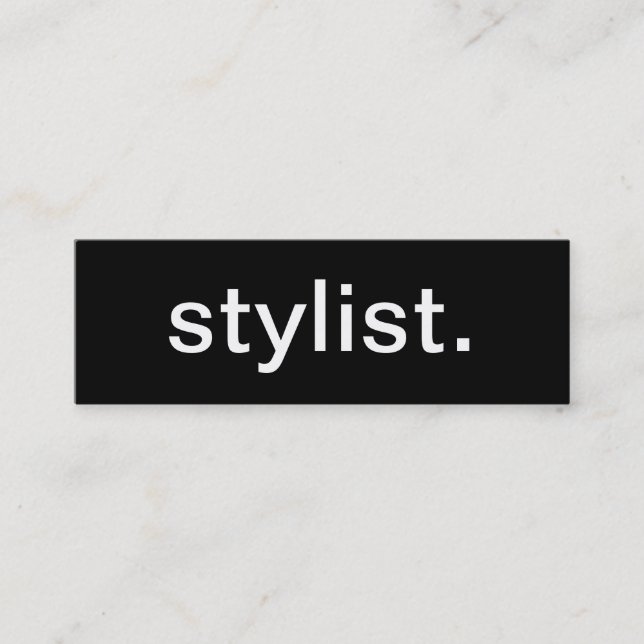 Stylist Business Card (Front)
