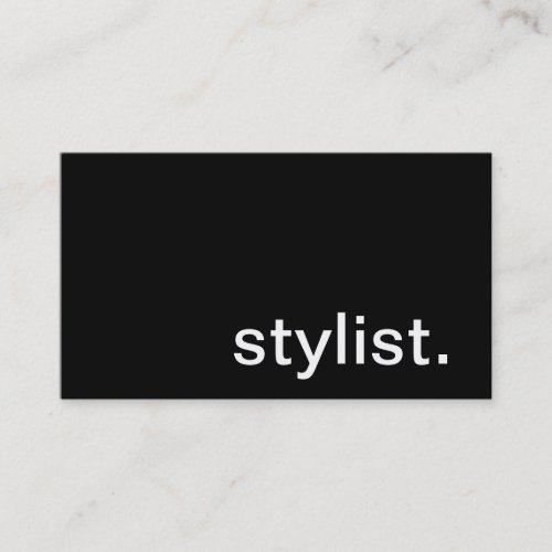 Stylist Business Card