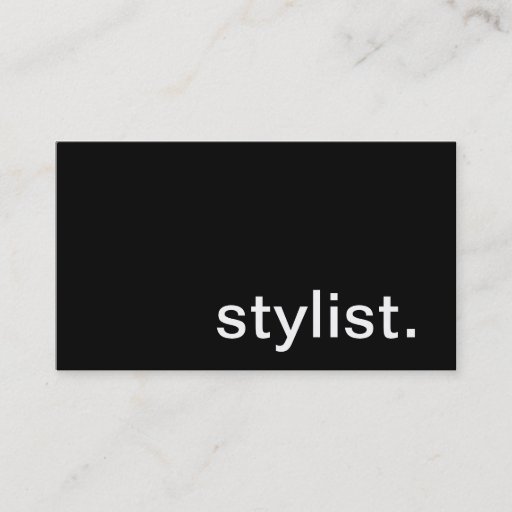 Customizable Stylist Business Card