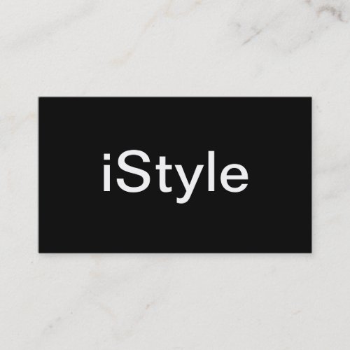 Stylist Business Card