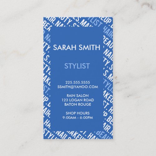 Stylist Business Card Templates