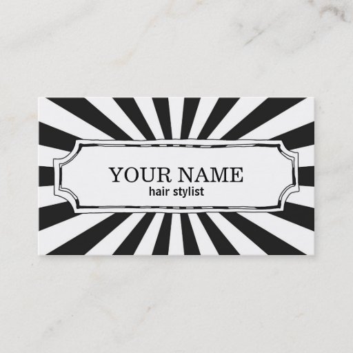 Customizable Stylist Business Cards w/Appointment Reminder Business Cards