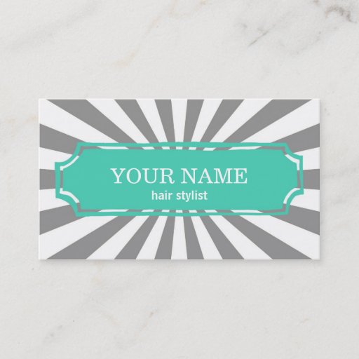 Customizable Stylist Business Cards w/Appointment Reminder