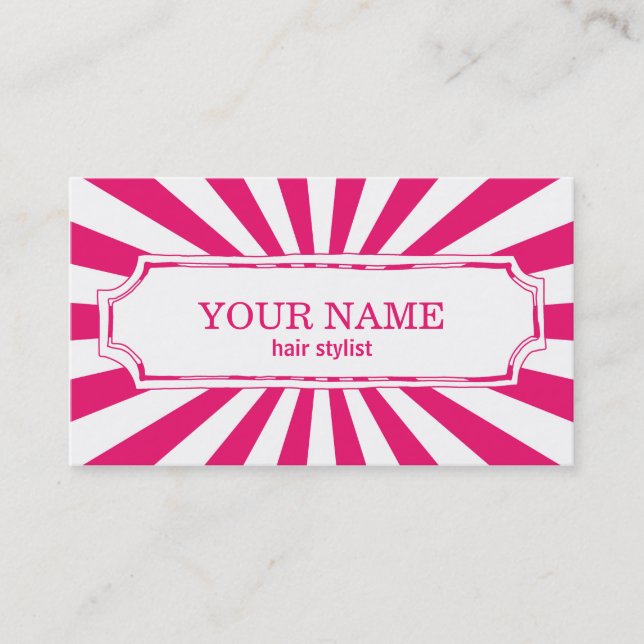 Stylist Business Cards w/Appointment Reminder (Front)