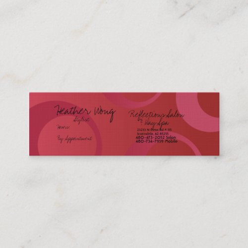 stylist card business card template