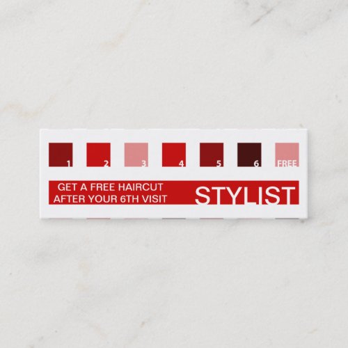 STYLIST customer appreciation (mod squares) Business Card Template