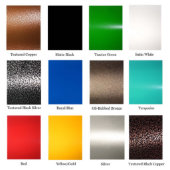 Stylist Family Name Metal Wall Sign (Color Chart)
