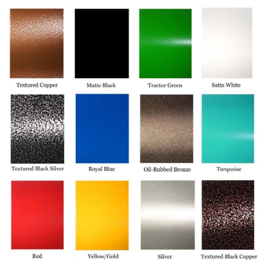 Stylist Family Name Metal Wall Sign (Color Chart)