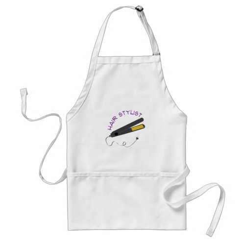 Stylist Flat Iron Adult Apron