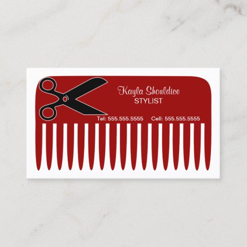 Stylist / Hairdresser Business Cards