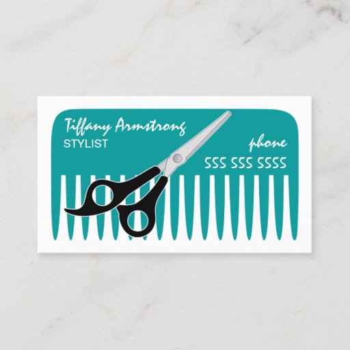 Customizable Stylist / Hairdresser Business Cards
