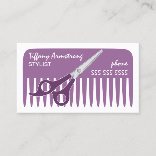 Stylist / Hairdresser Business Cards
