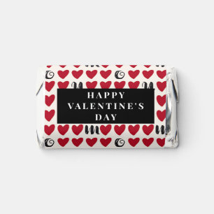 Stylist Heart Pattern Party Favors Candy Hershy's