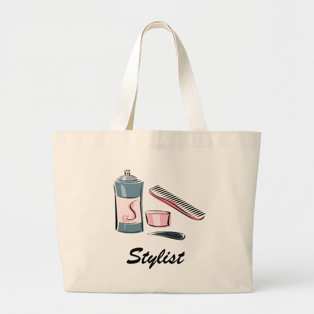 Stylist Large Tote Bag (Front)