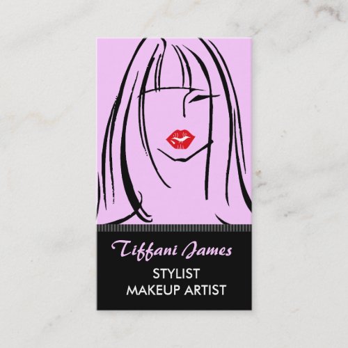 Stylist/Makeup Artist Business Cards