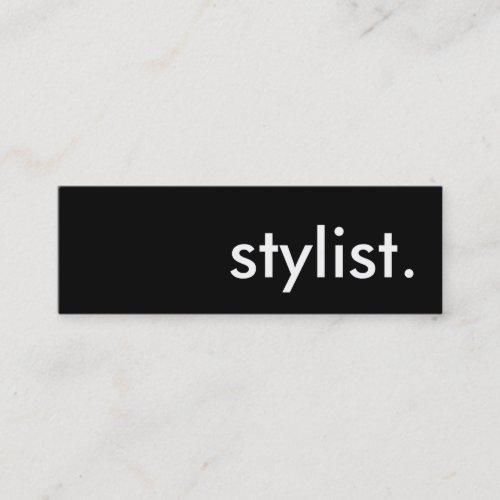 stylist. business card templates