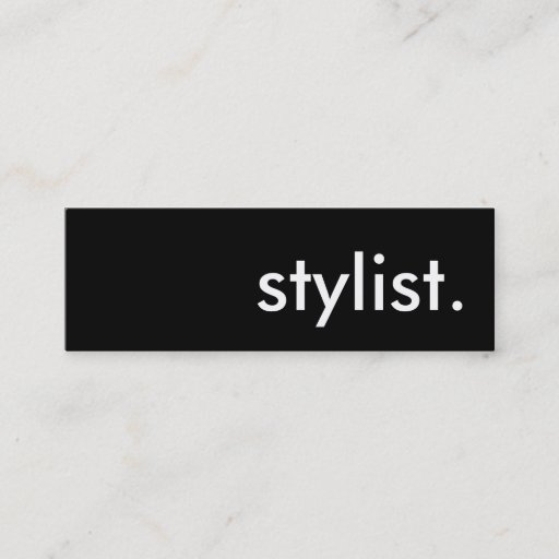 Customizable stylist. business card templates