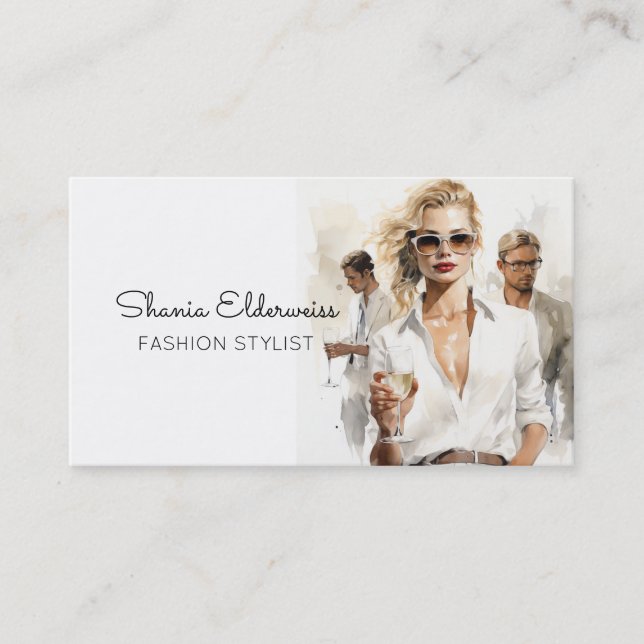 Stylist Personal Shopper Business Card (Front)