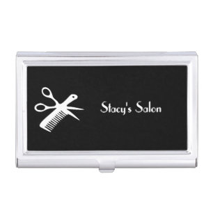Stylist Personalized Business Card Holder