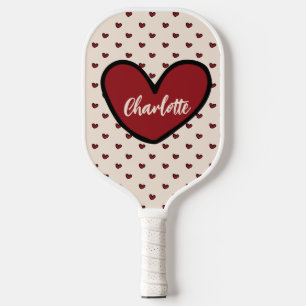 Stylist Sweet Heart Personalized gifts template Pickleball Paddle