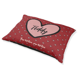 Stylist Sweet Heart Personalized template Pet Bed