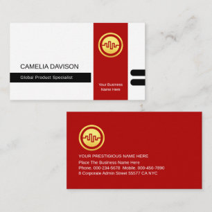 Stylist Template Office Manager Template Business Card