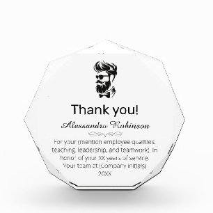 Stylist Thank you Appreciation Acrylic Award