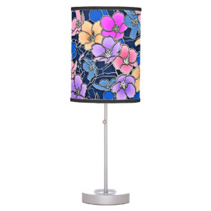 Stylistic Floral Pattern 46 Table Lamp