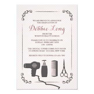 Cosmetology Graduation Invitations 5