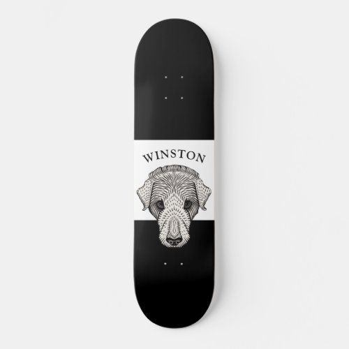 Stylize Labrador Retriever Personalized Skateboard