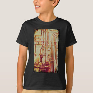 Stylized Antique Wall Pipes T-Shirt