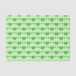 Stylized Art Deco butterfly - emerald green Tissue Paper