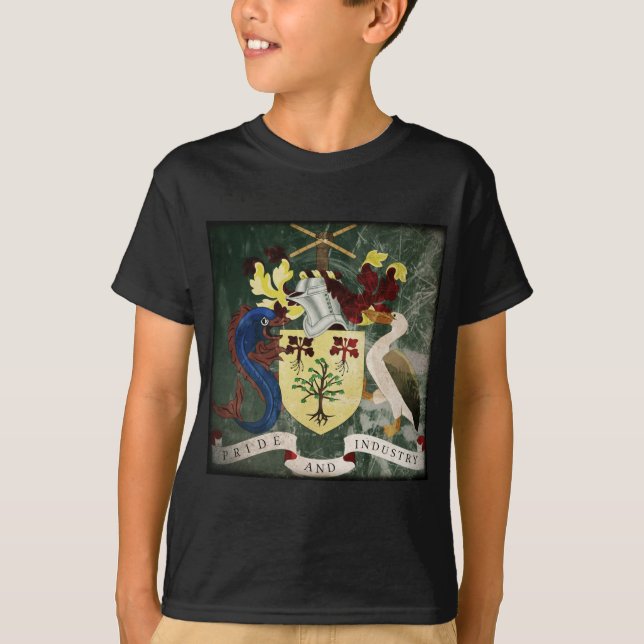 Stylized Barbados COA T-Shirt (Front)