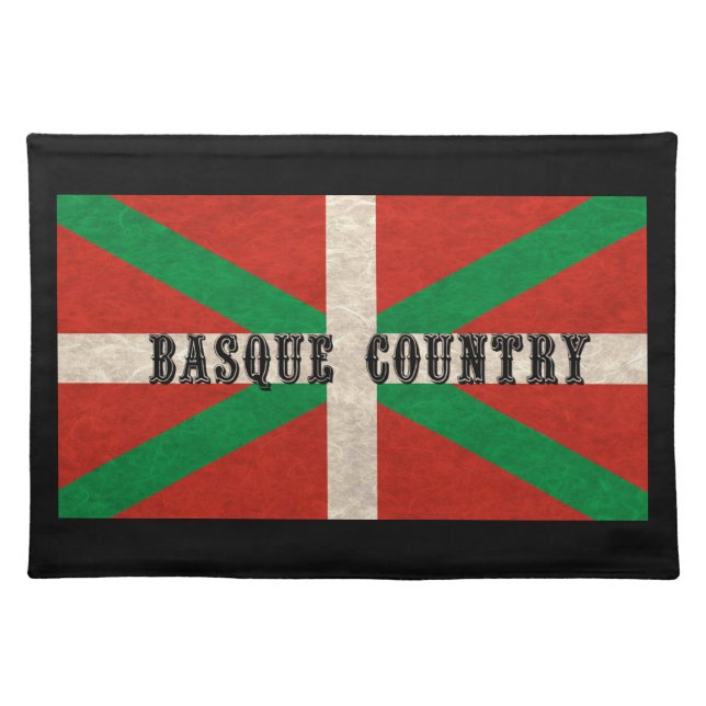 Stylized Basque Country Flag    Cloth Placemat (Front)