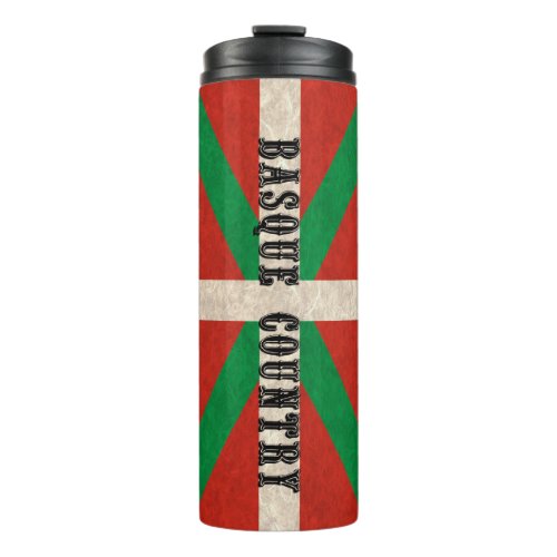 Stylized Basque Country Flag  Thermal Tumbler