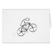 Stylized Bicyclist Design (Front Horizontal)
