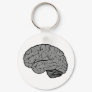 Stylized Brain Magnet Keychain