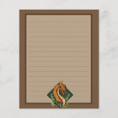 Stylized Brown Dragon (Front)