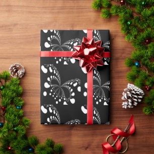Stylized Butterfly Image Wrapping Paper